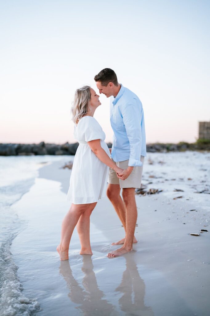 Atlanta-engagement-photographer-upham-beach-sunset-couples-photo-session