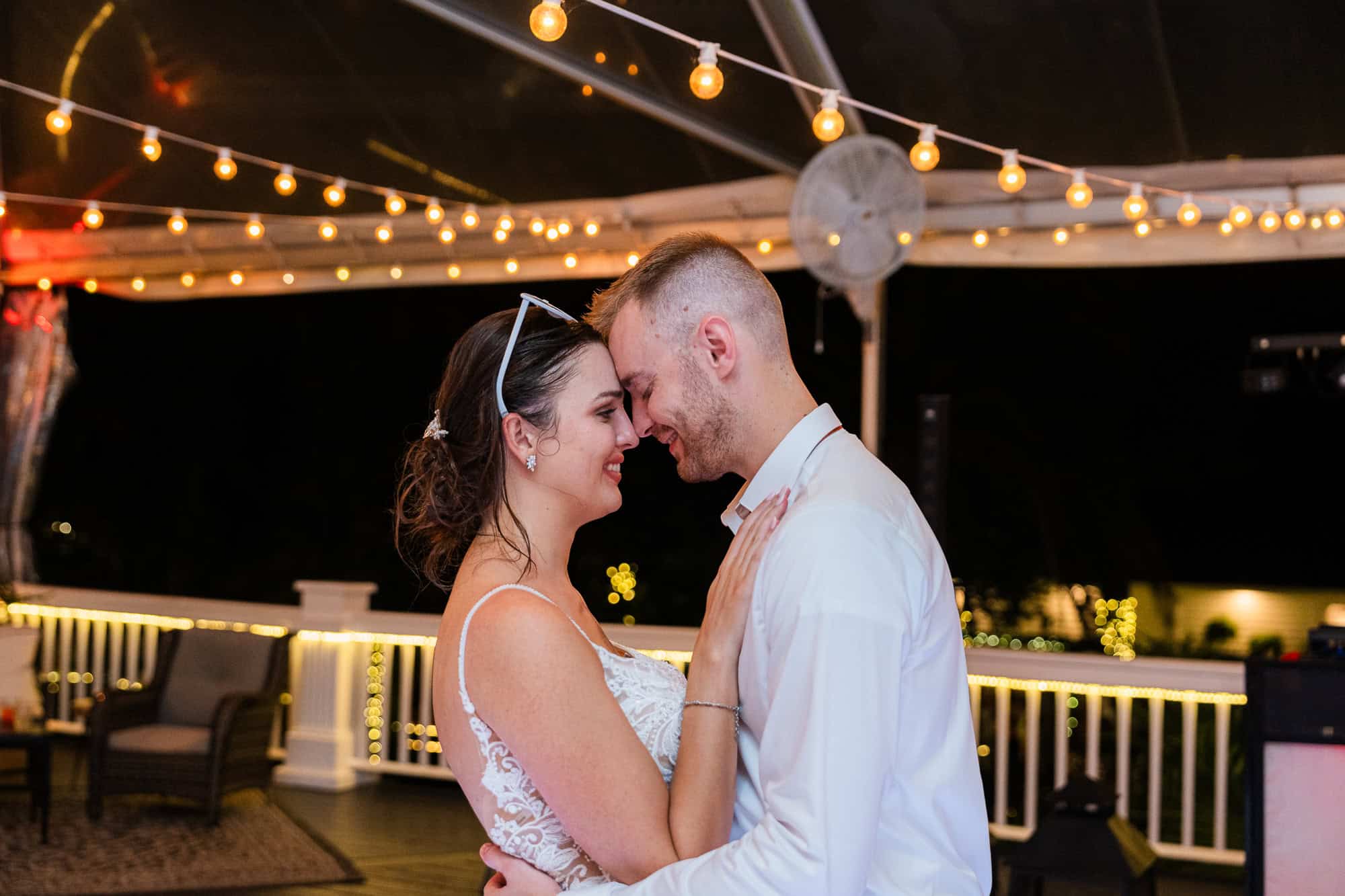 Bride and groom's private last dance - what an incredible boho wedding day