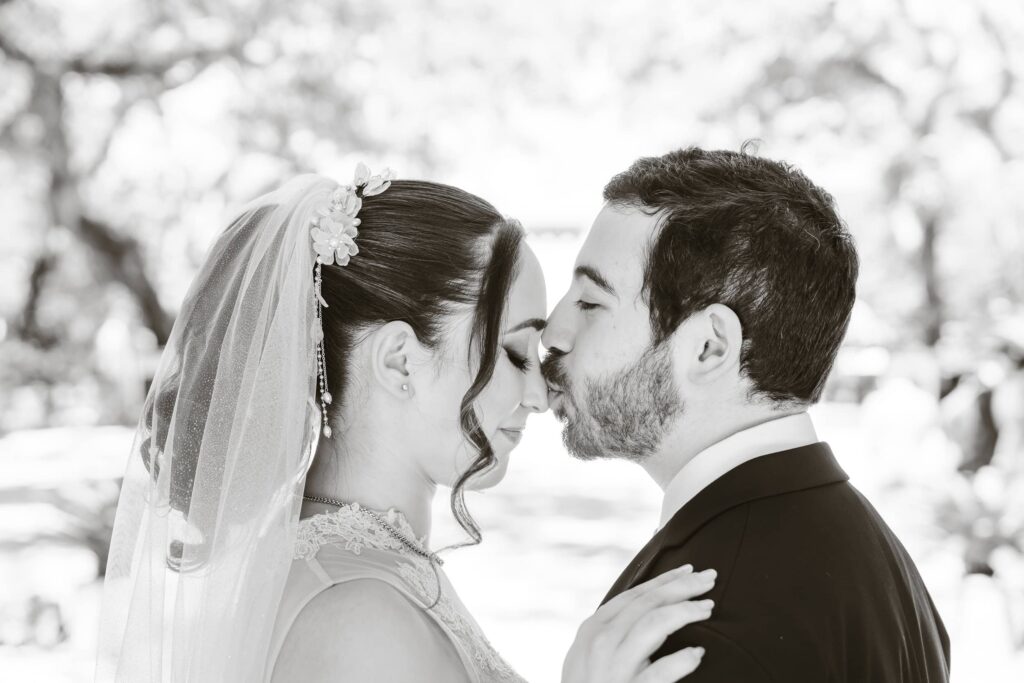 Atlanta Wedding Photographer at Vizcaya Gardens in Miami