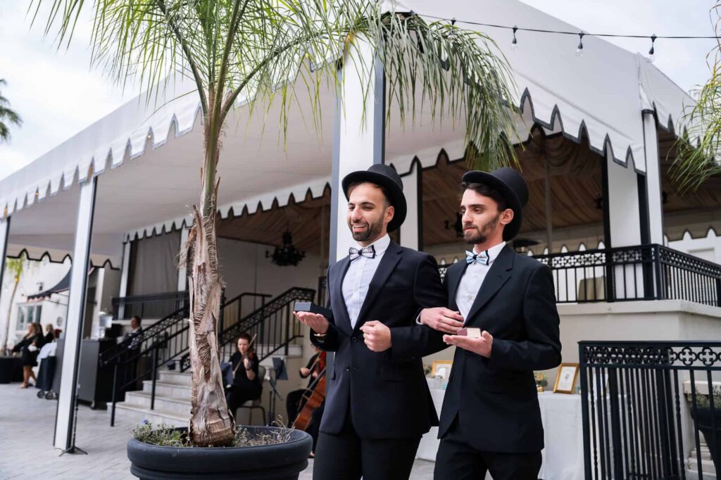 Jewish wedding ceremony at Casa Monica Resort in St Augustine Florida. Photographed by Atlanta Wedding Photographer Peach State Weddings