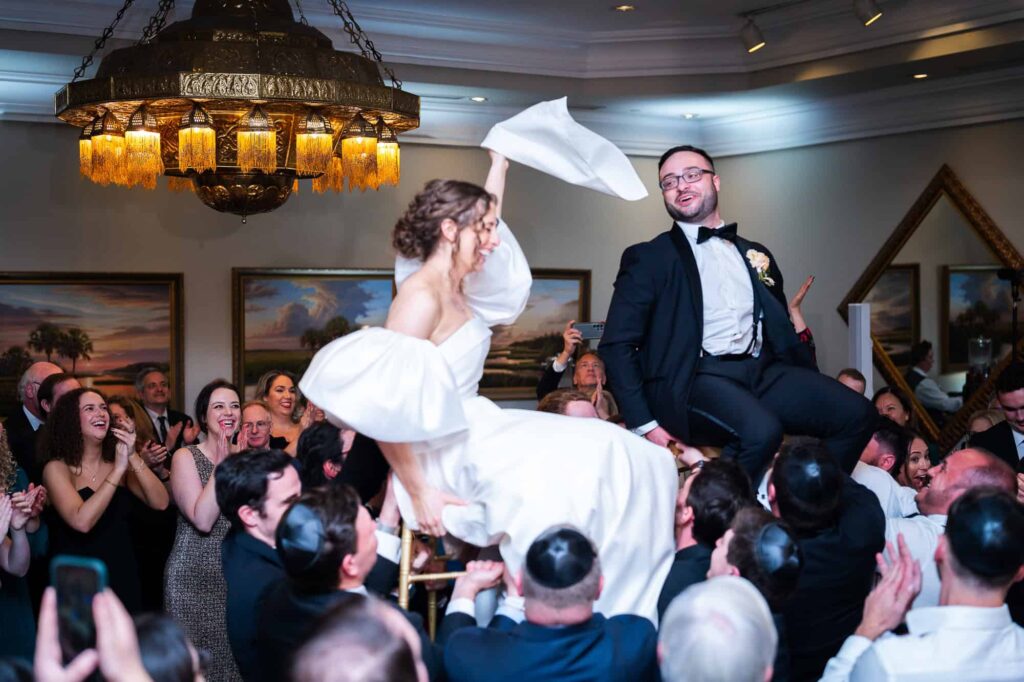  Atlanta wedding photographer captures jewish hora at Casa Monica in St Augustine