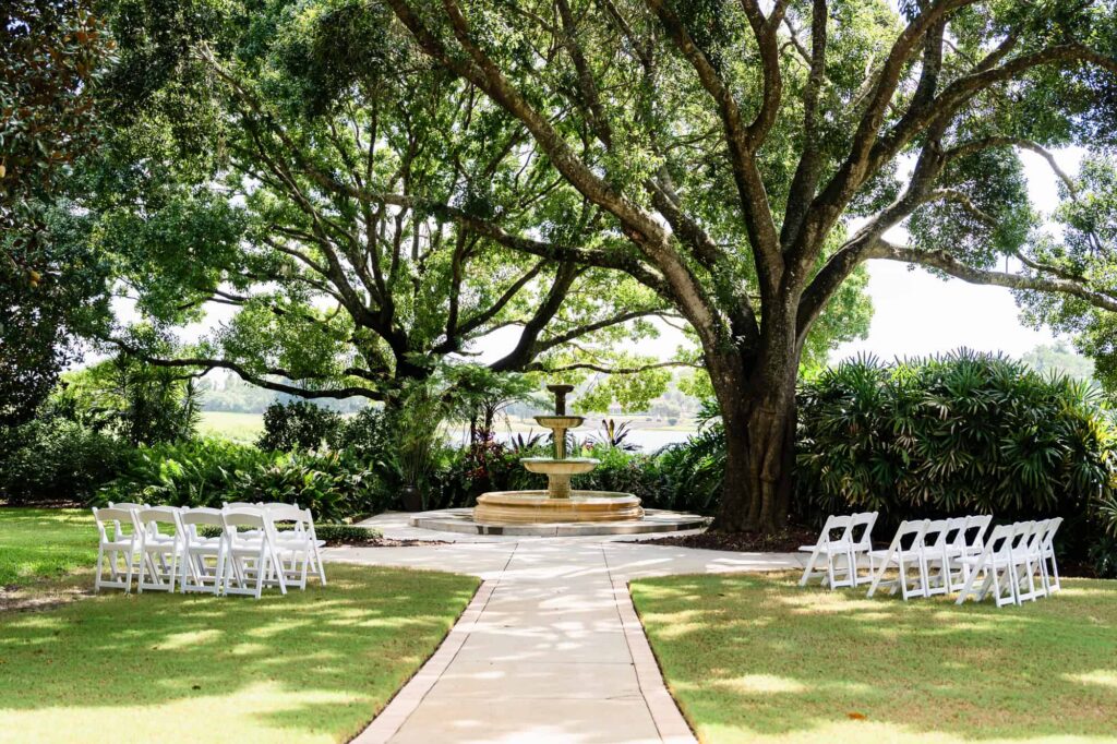 Marina del Rey - one of the wedding ceremony sites at the Mission Resort in Howey in the Hills, Florida - a premier wedding venue just outside of Orlando - Central Florida Wedding Photographer